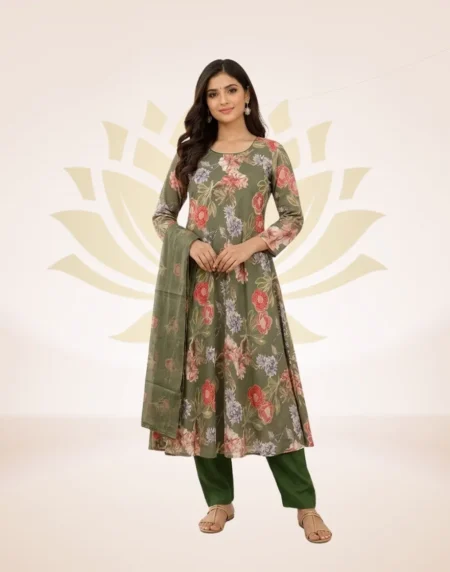 Saanvika Prestige Women's Ethnic Suit Set by PARA CLOTHINGS