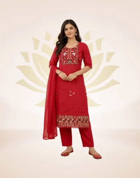 Mehera Luxe Women's Ethnic Suit Set by PARA CLOTHINGS