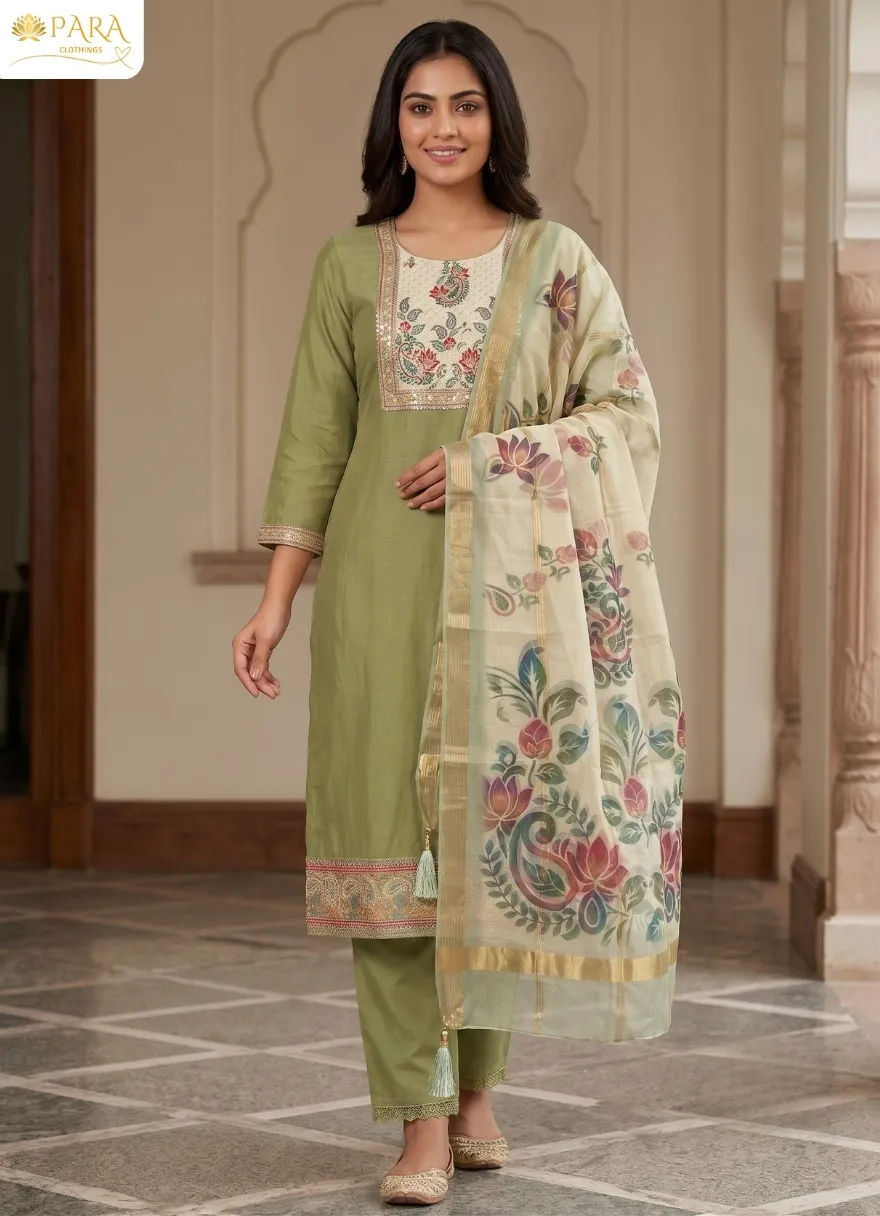 Para-Clothings-Olive-Floral-Suit