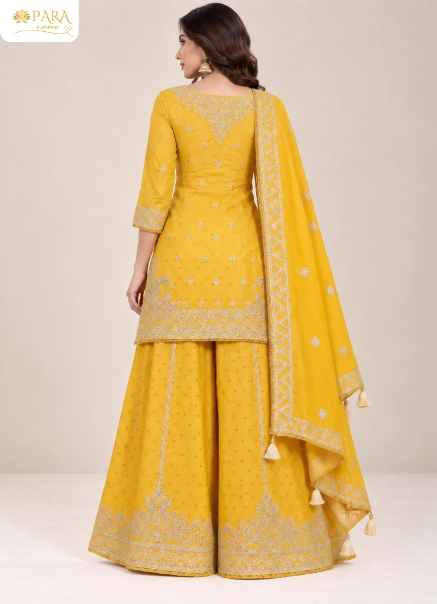Sage-Green-Embroidered-Kurti-with-Lehenga-Set - Image 3